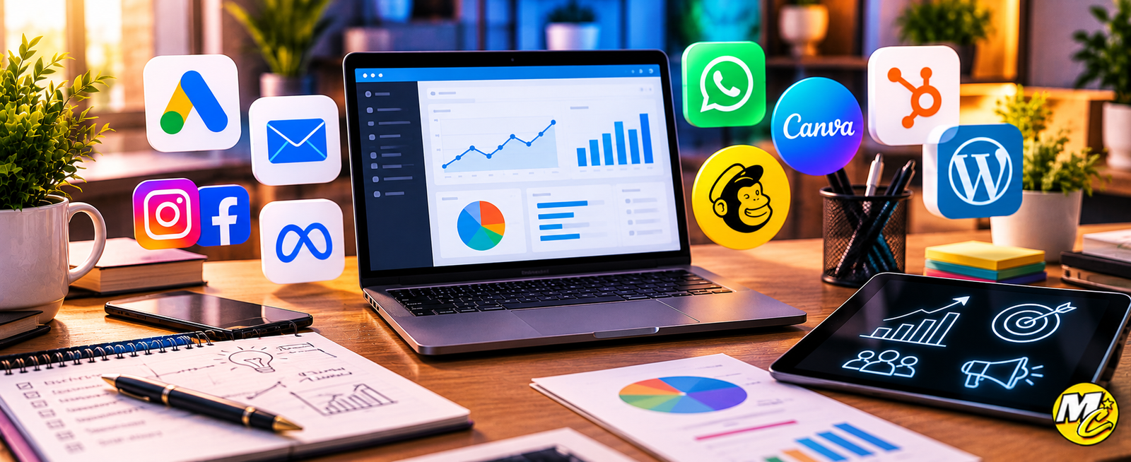 Melhores Ferramentas de Marketing Digital para Pequenos Negócios em 2026