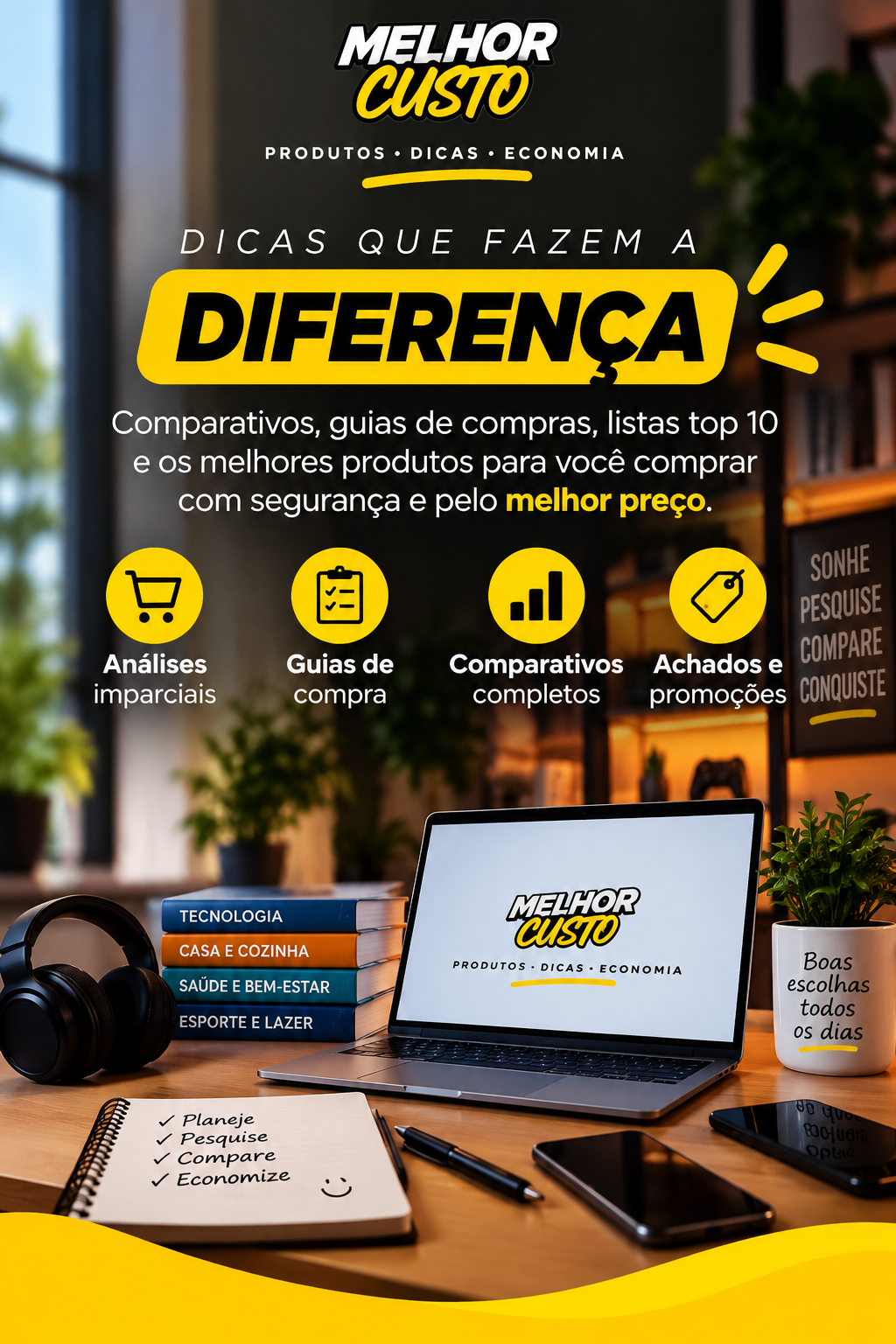O Melhor Custo - comparativos, guias de compra, análises e promoções