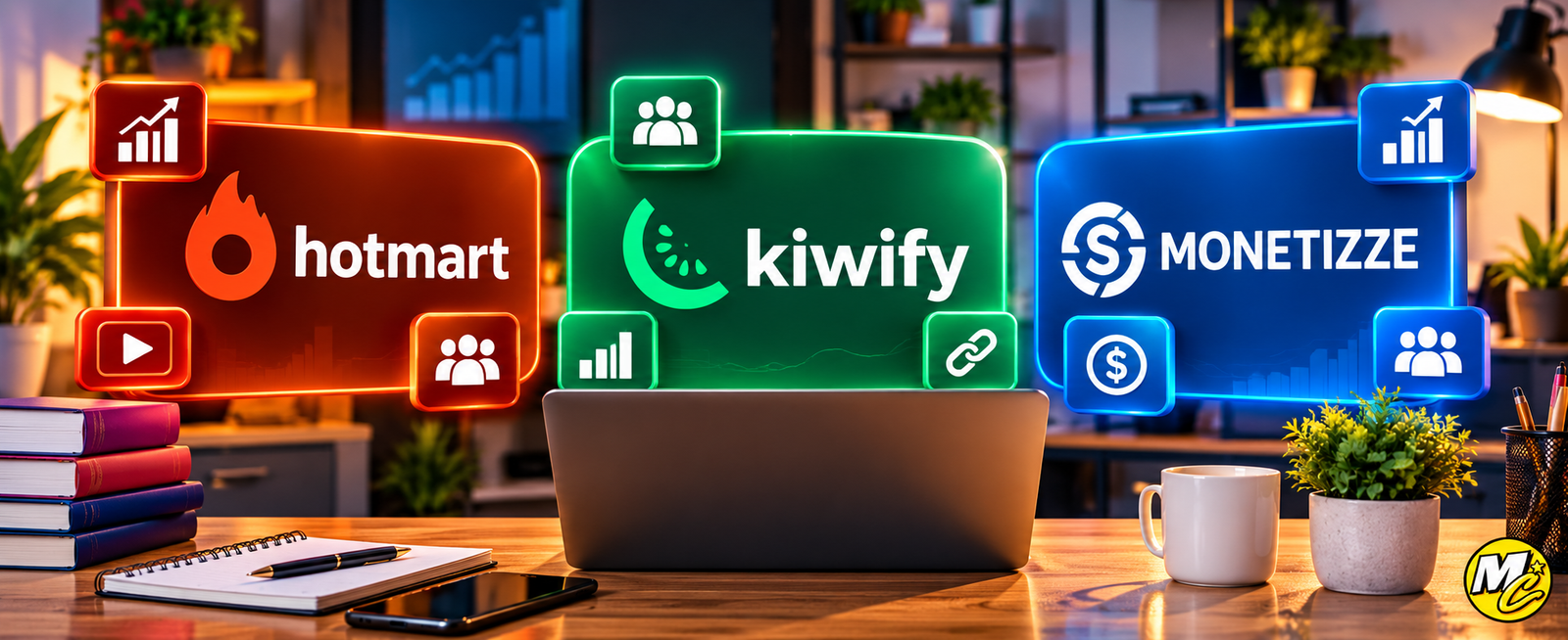 Hotmart, Kiwify ou Monetizze: Qual a Melhor Plataforma para Afiliados em 2026?